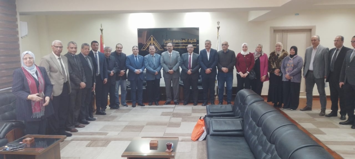 زيارة محاكاة من مركز ضمان الجودة والاعتماد للاعتماد المؤسسي بكلية الهندسة بشبرا